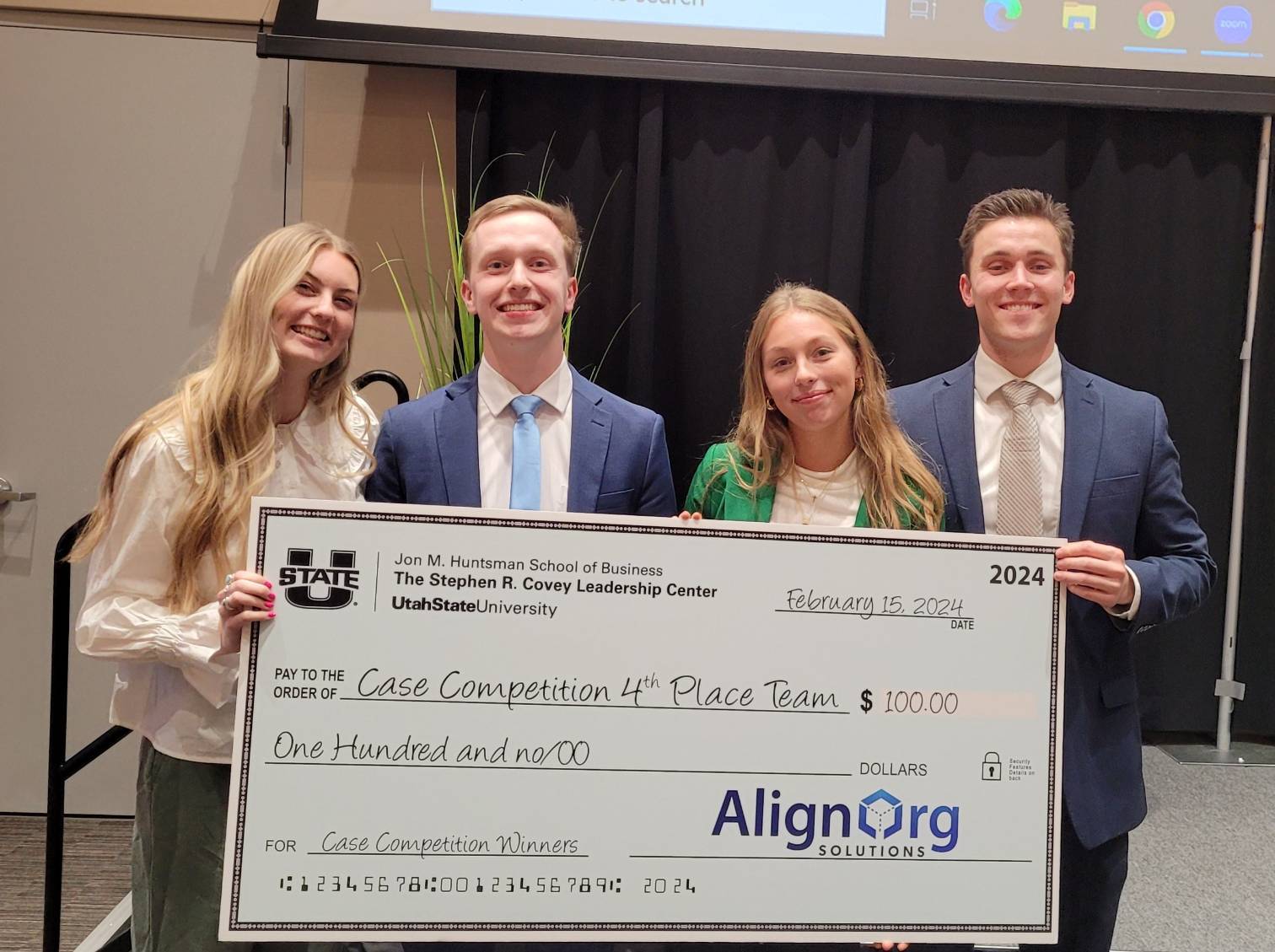 case competition 4th place winners