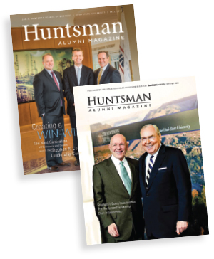 Huntsman Alumni Magazine Covers