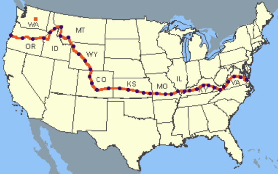 route map